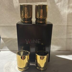 Gold Caliber Shot Glass Set 4